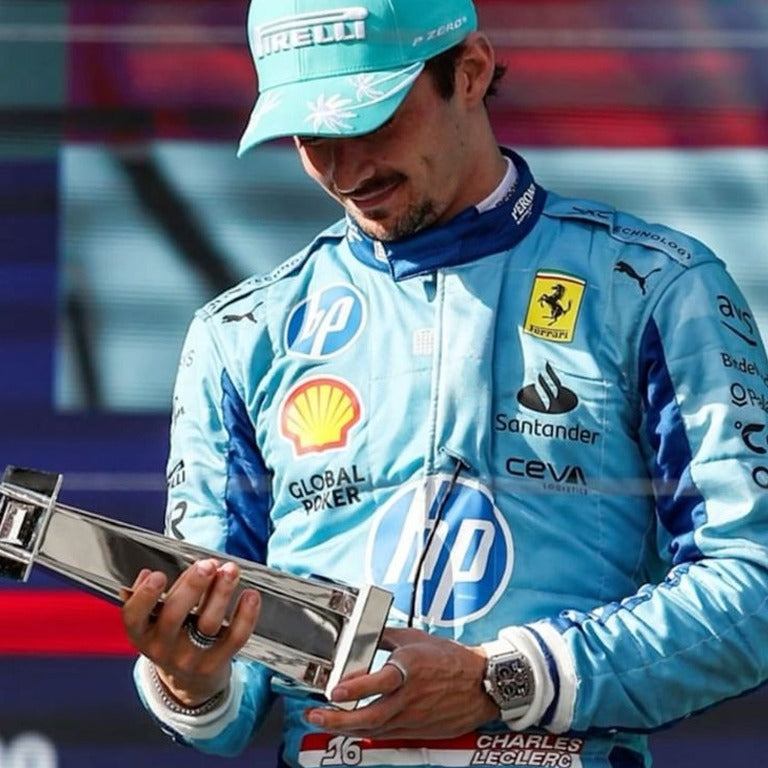 2024 Charles Leclerc Ferrari Miami GP F1 Replica Race Suit