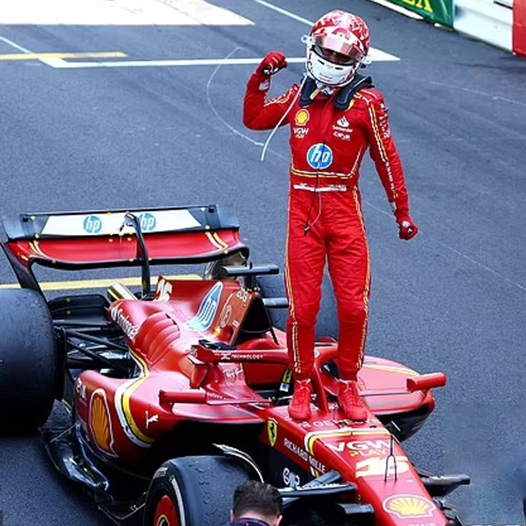 2024 Charles Leclerc Monaco GP Ferrari F1 Replica Race Suit
