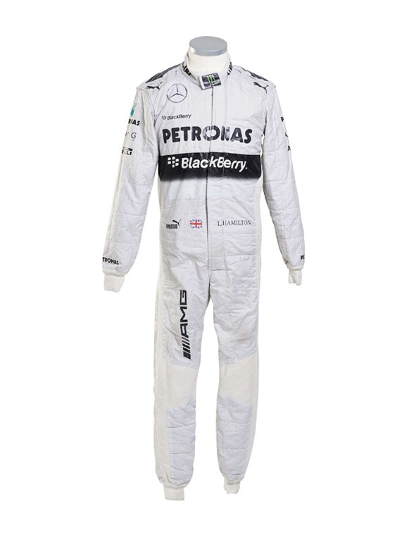 2014 Lewis Hamilton PETRONAS Mercedes F1 Race Suit REPLICA In Stock