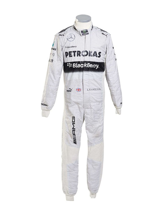 2014 Lewis Hamilton PETRONAS Mercedes F1 Race Suit REPLICA In Stock