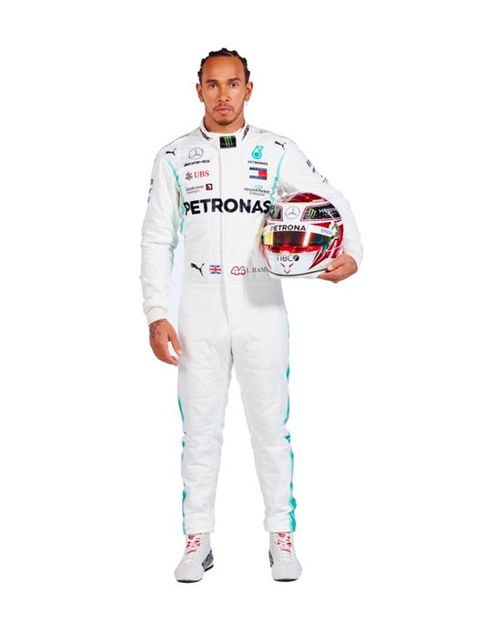 2019 Lewis Hamilton PETRONAS Mercedes F1 Race Suit REPLICA
