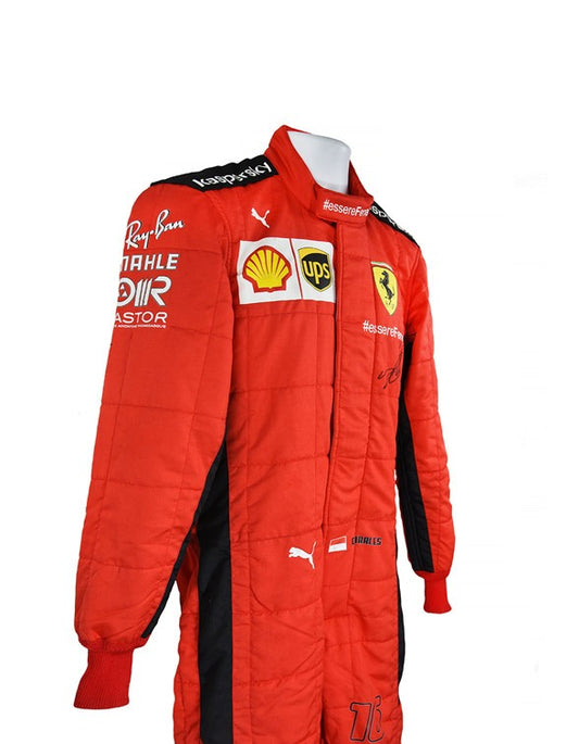 2020 Charles Leclerc Ferrari F1 Race Suit REPLICA In Stock