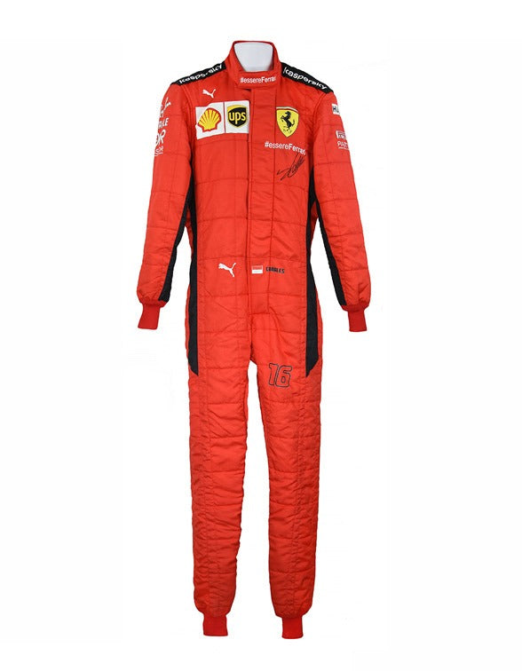 2020 Charles Leclerc Ferrari F1 Race Suit REPLICA In Stock