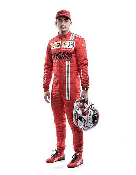 2021 Charles Leclerc Ferrari F1 Race Suit REPLICA
