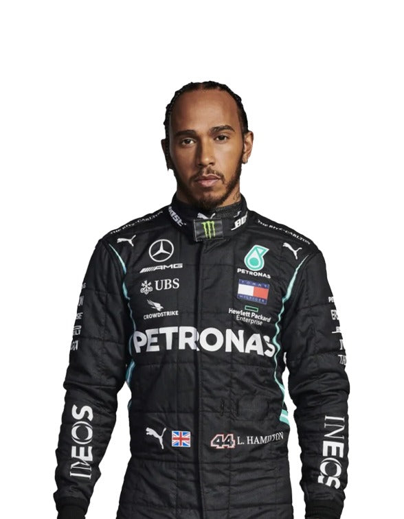 2021 Lewis Hamilton PETRONAS Mercedes F1 Race Suit REPLICA In Stock