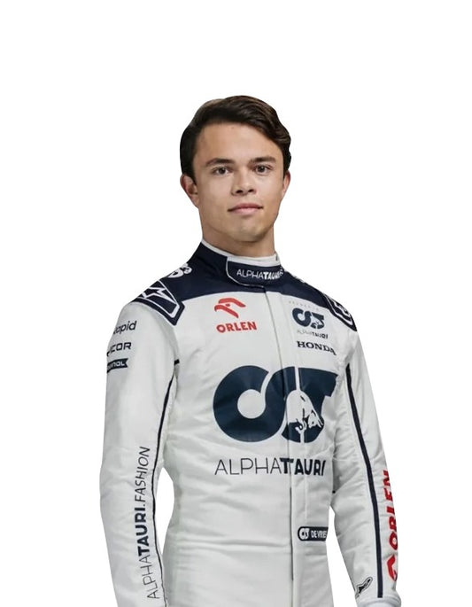 2023 Nyck De Vries Alphatauri F1 Race Suit REPLICA In Stock