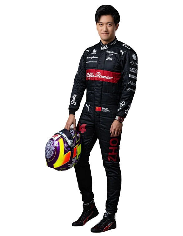 2023 Zhou Guanyu Alfa Romeo F1 Race Suit Replica
