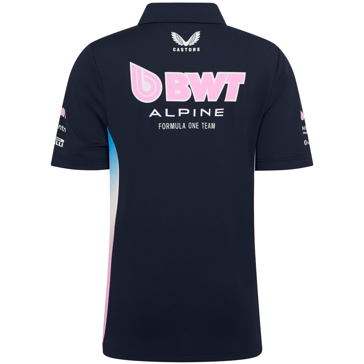 Alpine F1 Team Replica 2025 Polo - Navy - Kids