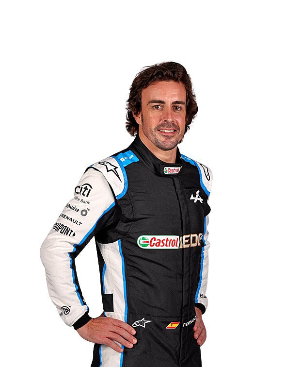 2021 Fernando Alonso Alpine F1 Race Suit REPLICA In Stock