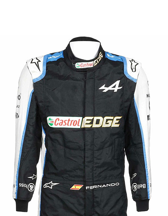 2021 Fernando Alonso Alpine F1 Race Suit REPLICA In Stock