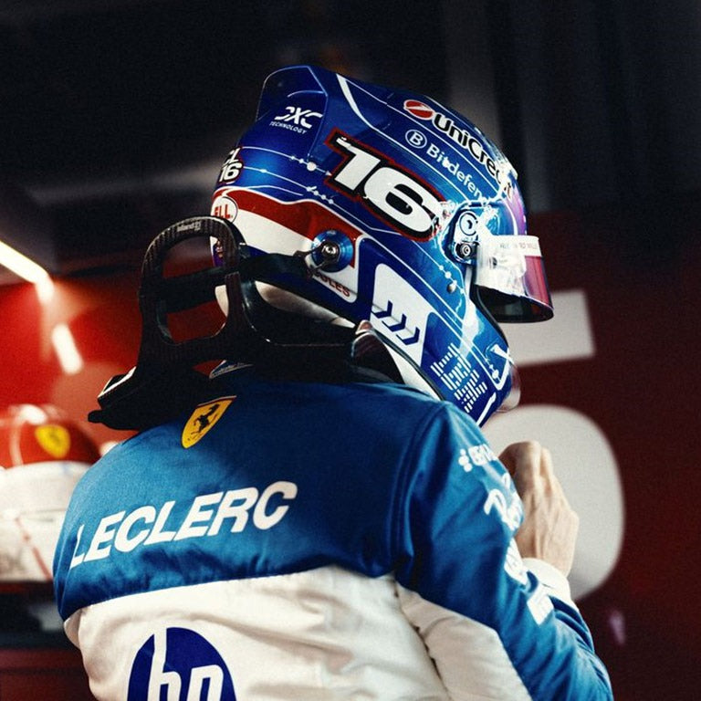 2025 FERRARI CHARLES LECLERC MIAMI GP Replica Suit