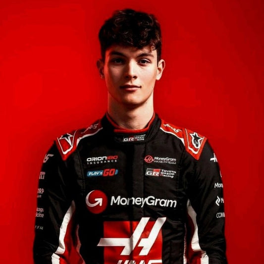 2025 HAAS OLIVER BEARMAN F1 RACE SUIT REPLICA In Stock