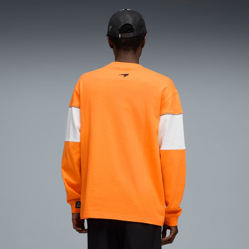 McLaren Puma Longsleeve REPLICA T-Shirt - Orange - Unisex