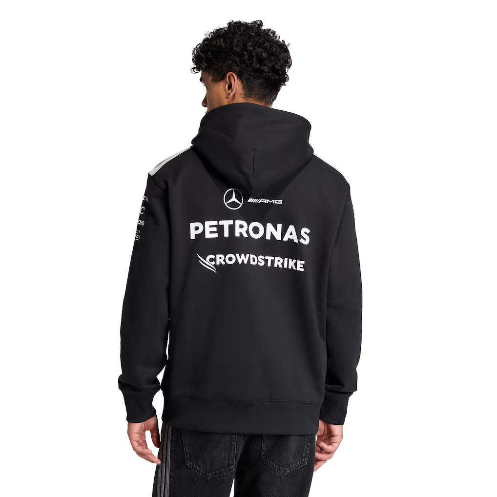 Mercedes AMG Petronas adidas F1 2026 Team Replica Hoodie - Black