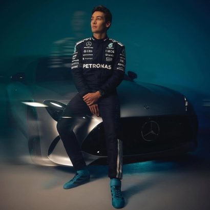 2025 MERCEDES GEORGE RUSSELL F1 RACE SUIT REPLICA In Stock