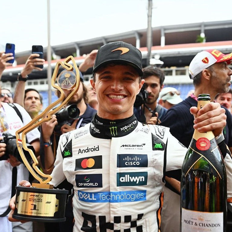 MCLAREN 2025 LANDO NORRIS 2025 MONACO GP RACE SUIT In Stock