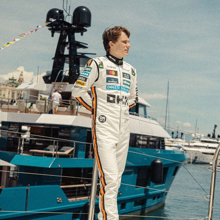 MCLAREN 2025 OSCAR PIASTRI MONACO GP RACE SUIT In Stock