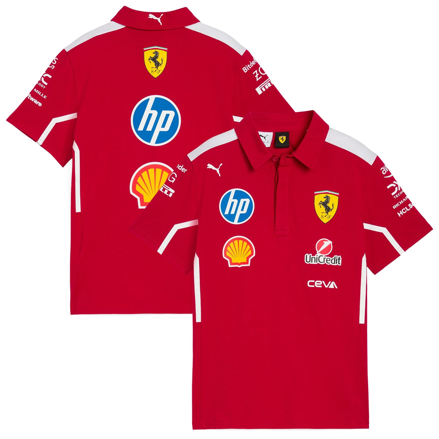 Scuderia Ferrari 2025 Team Replica Polo