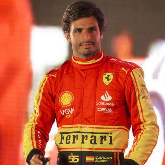 2023 Charles Leclerc Monza GP Ferrari F1 Race Replica Suit
