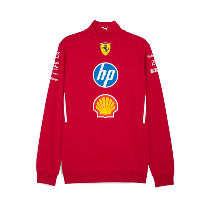 Scuderia Ferrari 2025 Team 1/2 Zip Replica Sweat
