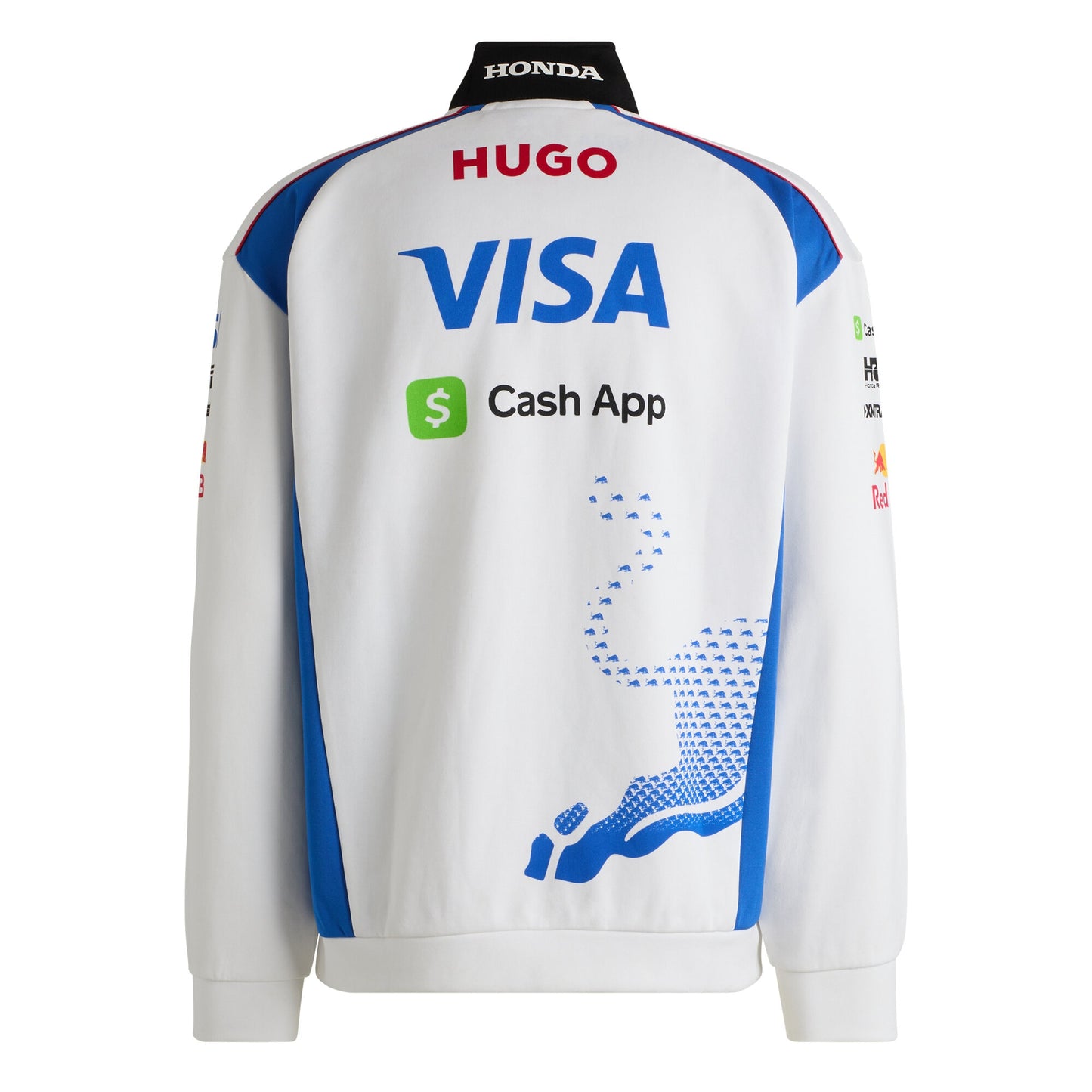 VCARB Hugo 2025 Team 1/2 Zip Replica Sweater - White
