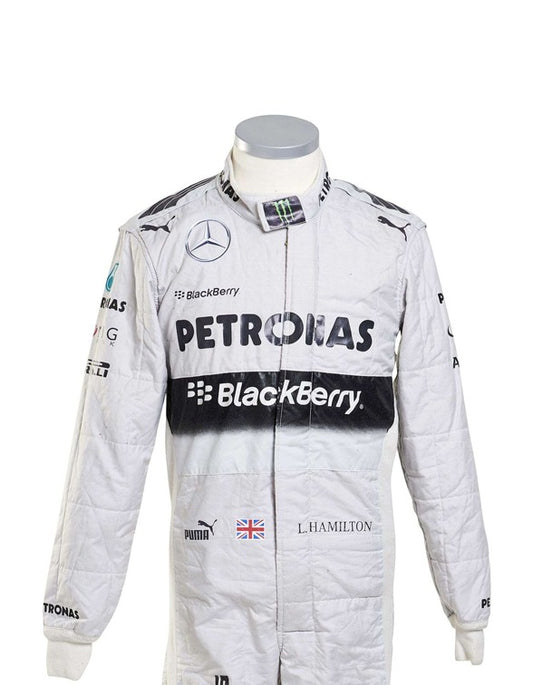 2014 Lewis Hamilton PETRONAS Mercedes F1 Race Suit REPLICA In Stock