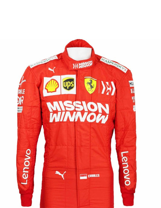 2019 Charles Leclerc Ferrari F1 Race Suit REPLICA In Stock