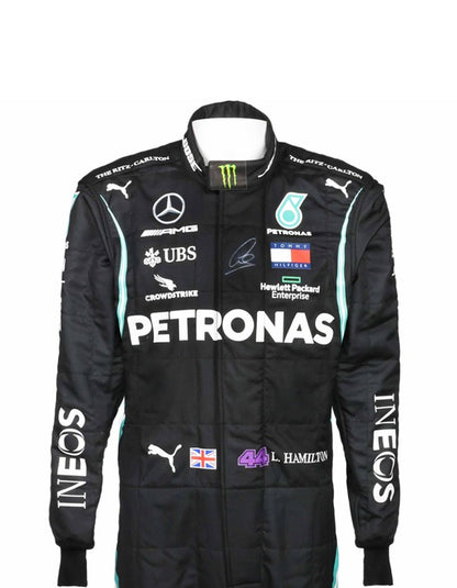 2020 Lewis Hamilton Mercedes F1 Race Suit REPLICA In Stock