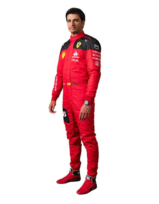 2023 Carlos Sainz Ferrari F1 Race Suit REPLICA