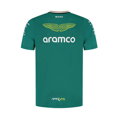 Aston Martin Aramco Cognizant F1 2025 Team Replica T-Shirt