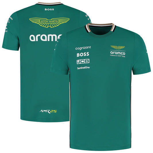 Aston Martin Aramco Cognizant F1 2025 Team Replica T-Shirt