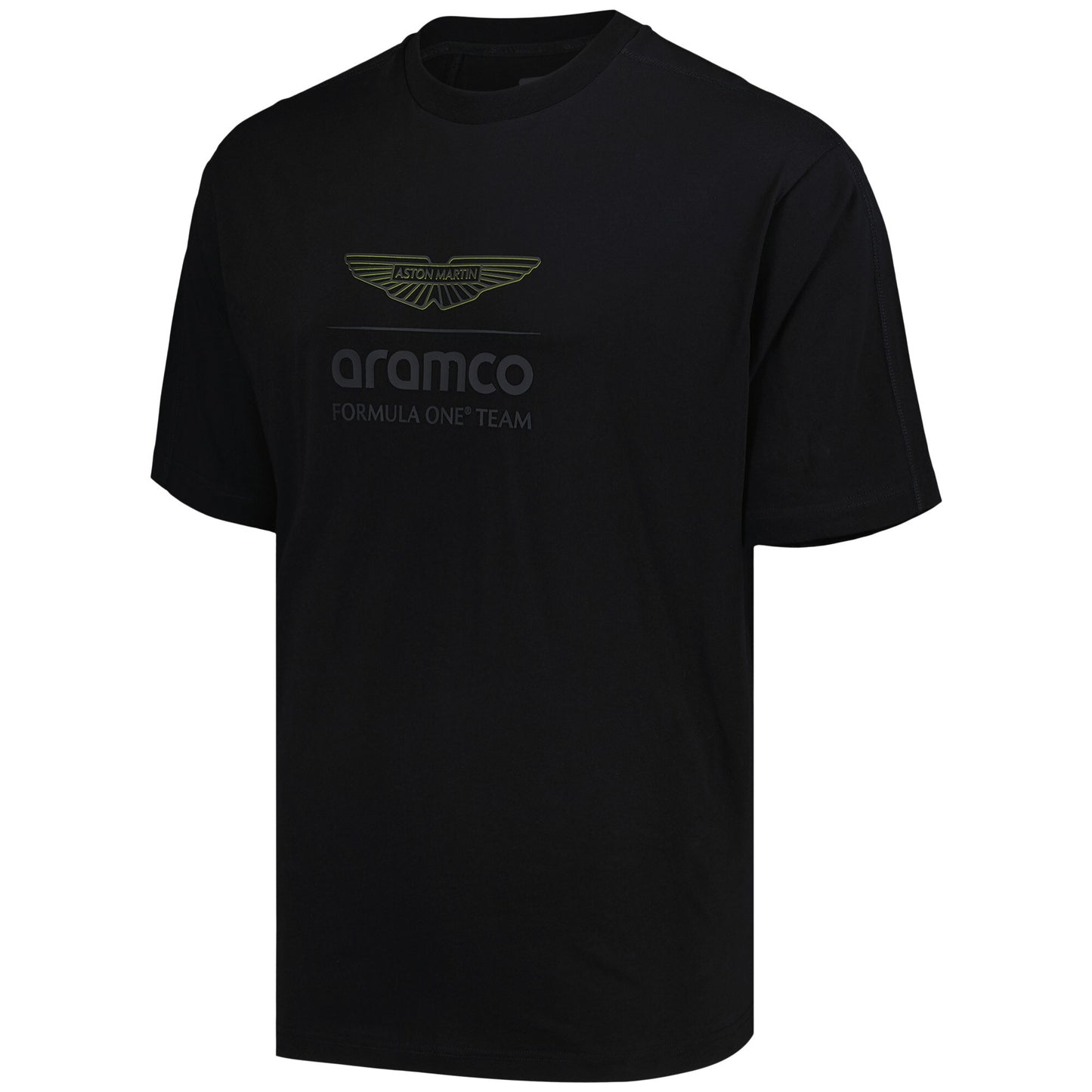 Aston Martin Aramco F1 Logo Stealth Replica T-Shirt