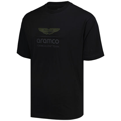 Aston Martin Aramco F1 Logo Stealth Replica T-Shirt