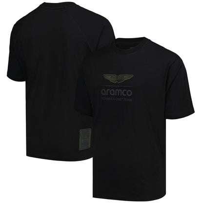 Aston Martin Aramco F1 Logo Stealth Replica T-Shirt