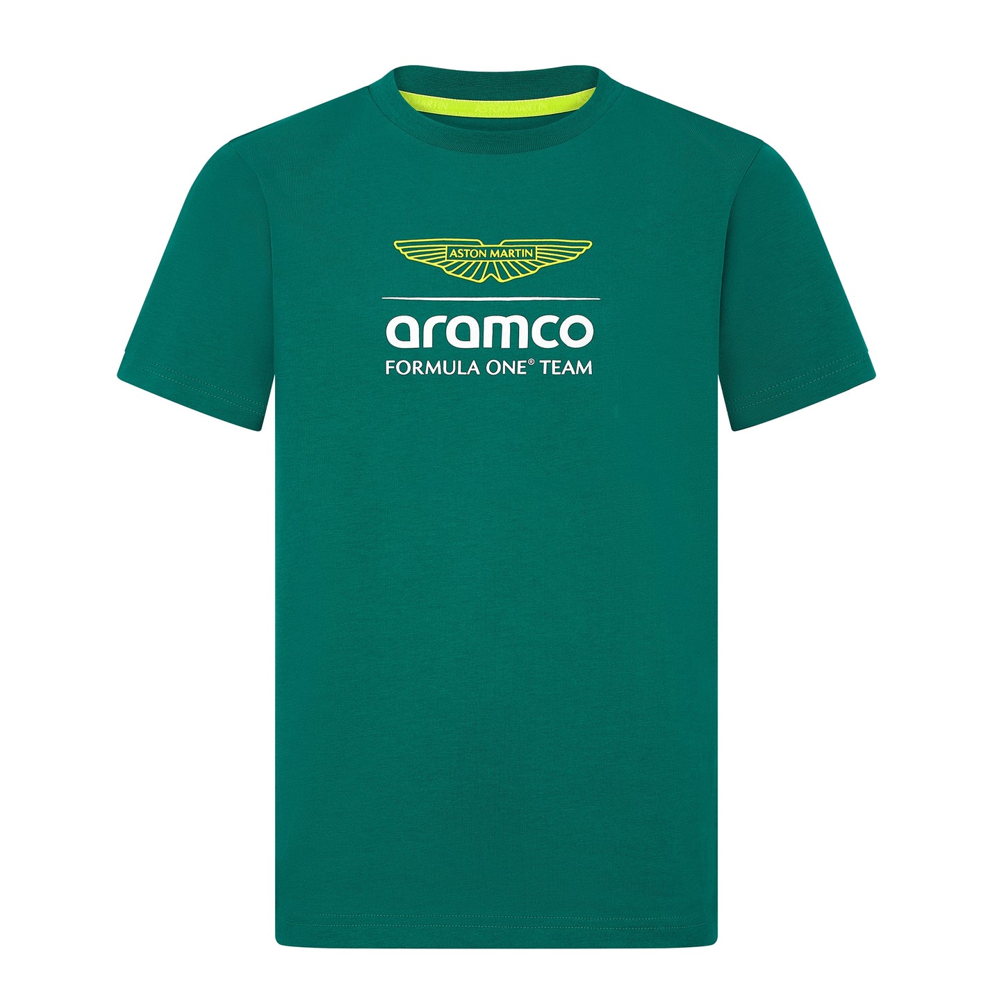 Aston Martin Aramco F1 Logo Replica  T-Shirt - Green