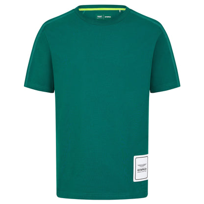 Aston Martin Aramco F1 Logo Replica T-Shirt - Green