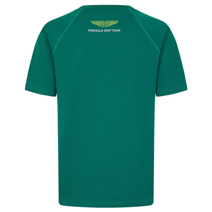 Aston Martin Aramco F1 Logo Replica T-Shirt - Green