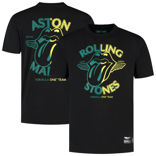 Aston Martin The Rolling Stones Special Edition Replica T-Shirt - Black
