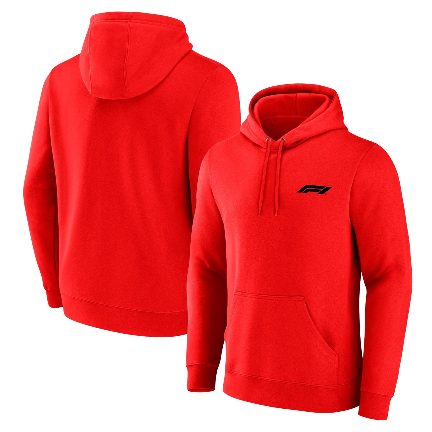 Formula 1 Essentials Small Logo REPLICA Hoodie - Red - Mens