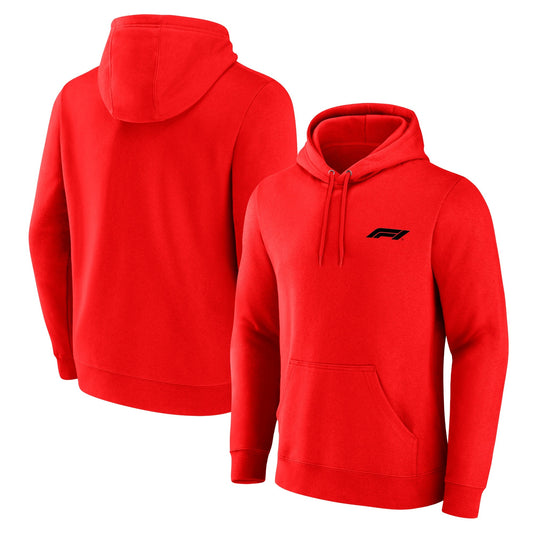 Formula 1 Essentials Small Logo REPLICA Hoodie - Red - Mens