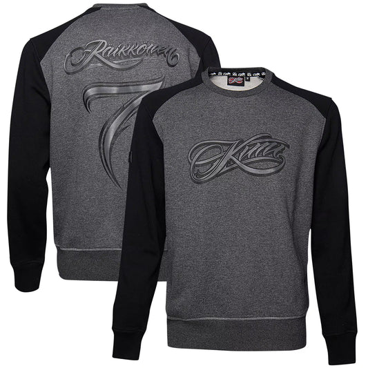 Kimi Script Logo Raglan Sweater - Black/Grey