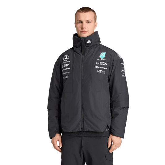 Mercedes AMG Petronas adidas F1 2026 Team Replica Jacket - Black