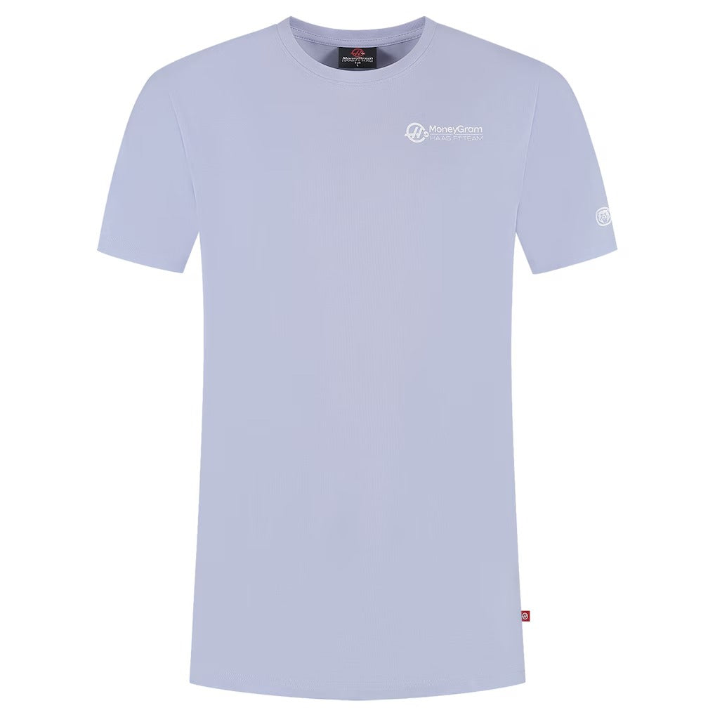 Haas F1 Moneygram Ollie Bearman The Bear Tour Back Print replica T-Shirt - Lilac
