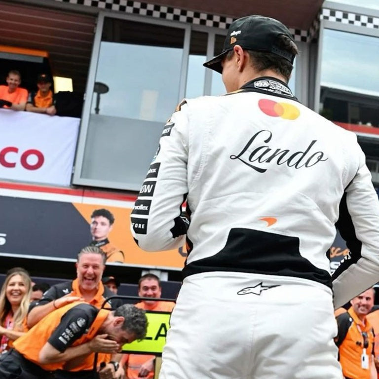 MCLAREN 2025 LANDO NORRIS 2025 MONACO GP RACE SUIT In Stock