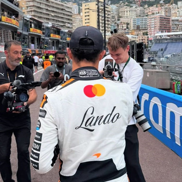 MCLAREN 2025 LANDO NORRIS 2025 MONACO GP RACE SUIT In Stock