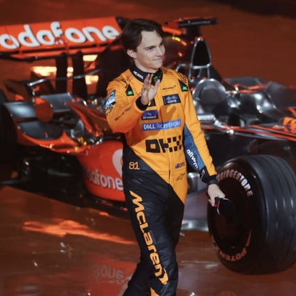 2025 MCLAREN OSCAR PIASTRI RACE SUIT F1 RACE SUIT REPLICA In Stock