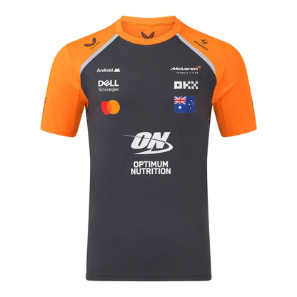 McLaren 2025 Team Oscar Piastri Driver Set Up Replica T-Shirt - Phantom