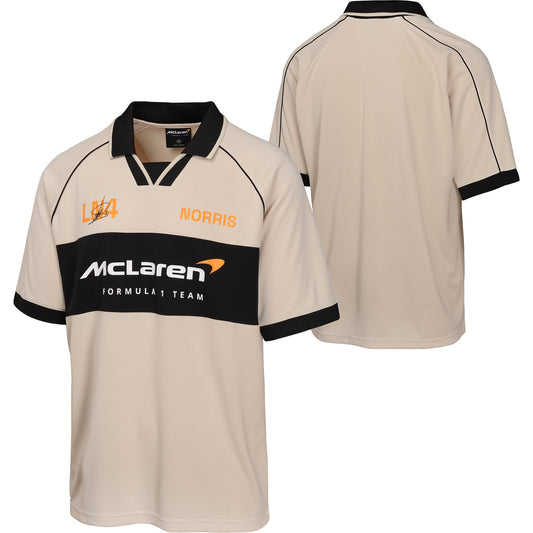 McLaren Lando Norris Flying Fast Johnny Collar Replica Tee - shirt