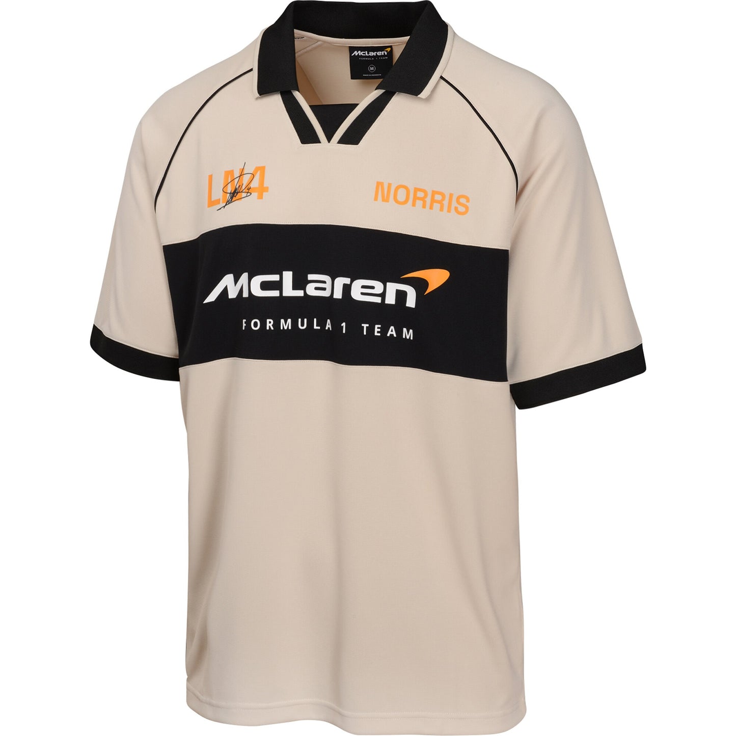 McLaren Lando Norris Flying Fast Johnny Collar Replica Tee - shirt