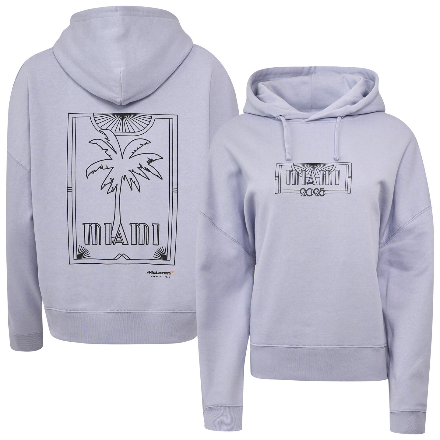 McLaren Miami Grand Prix Special Edition Cropped  Replica Hoodie - Womens